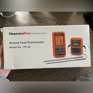 Orange Remote Food Thermometer